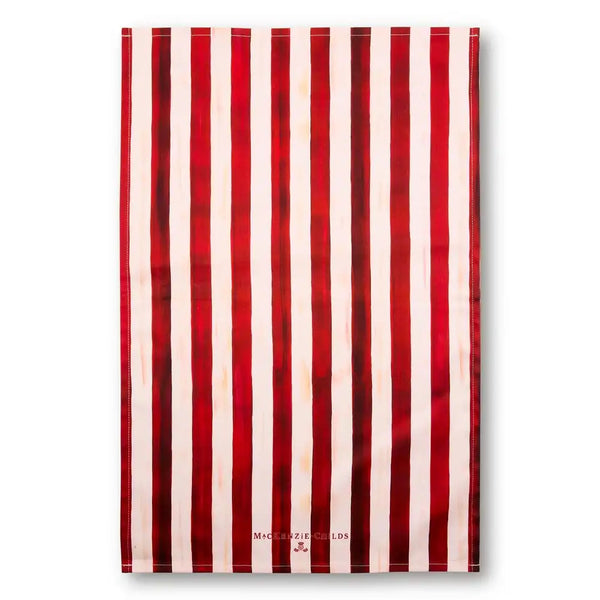 Cherry Check Printed Dish Towel