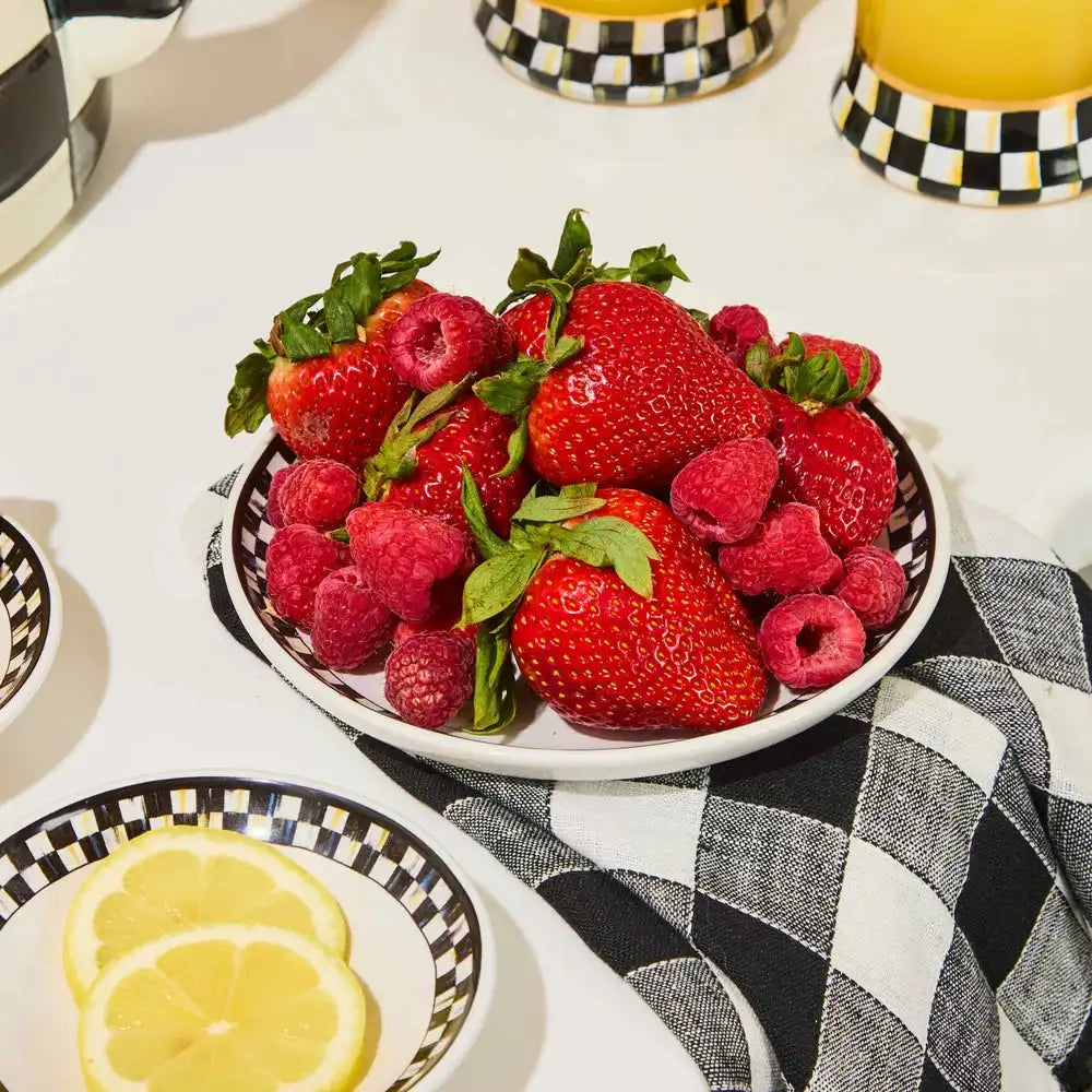 Courtly Check Everyday Small Plates, Set of 4