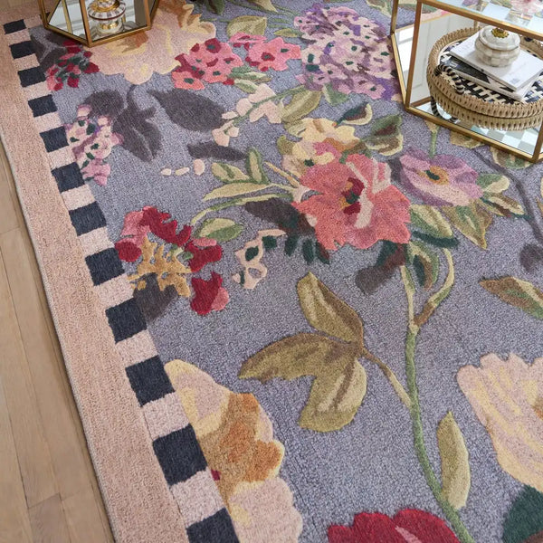 Tudor Rose 3' x 5' Washable Rug
