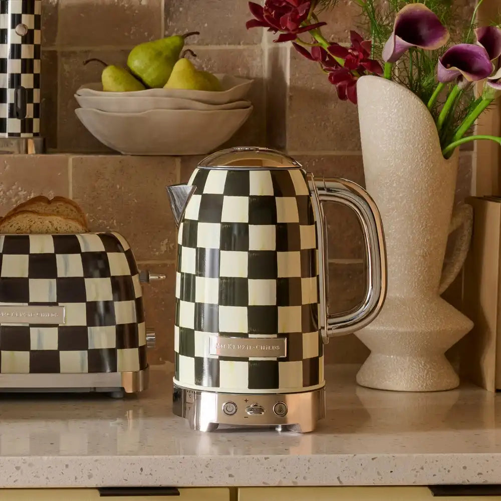 Emerald Check Electric Kettle