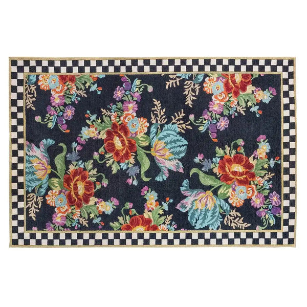 Flower Market 8' x 10' Washable Rug