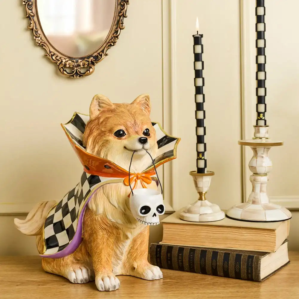 Trick or Treat Pomeranian Dog Figurine Secondary image