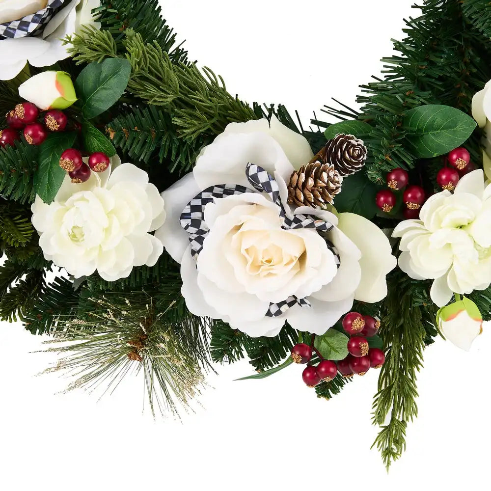 Courtly Winter Floral 26" Wreath Secondary image