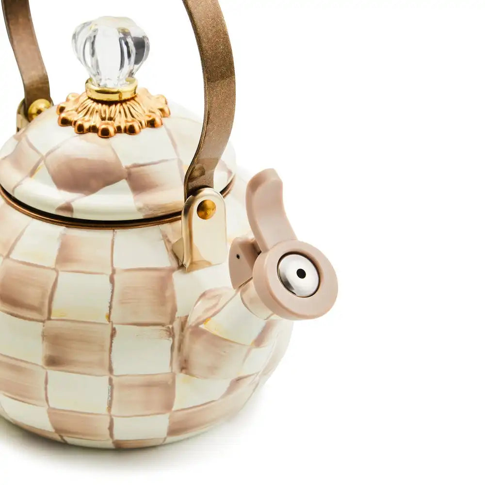 Courtly Check Whistling Tea Kettle