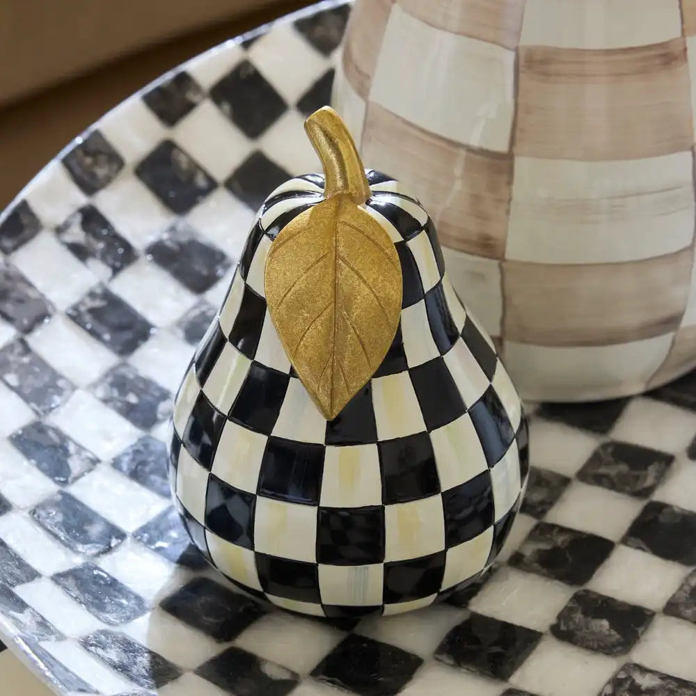 Courtly Check Apple Decor