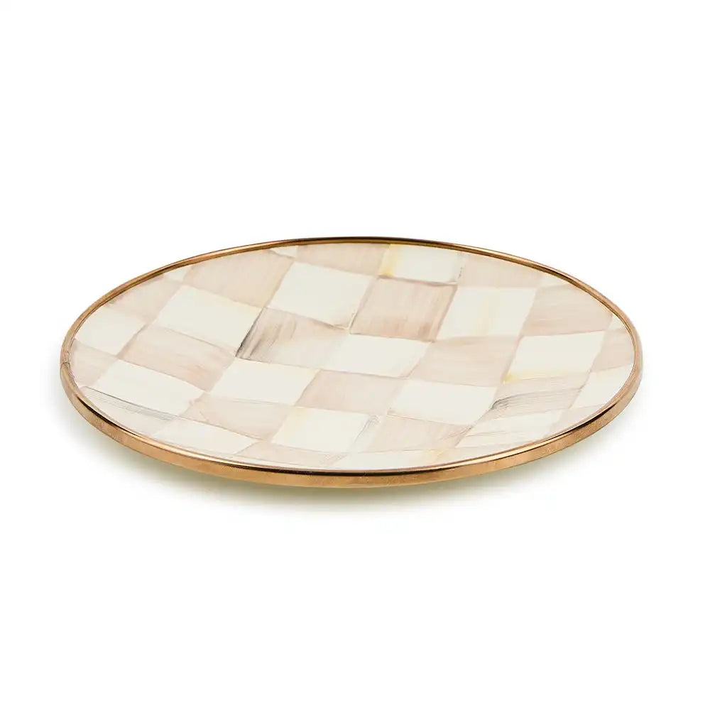 Sterling Check Saucer