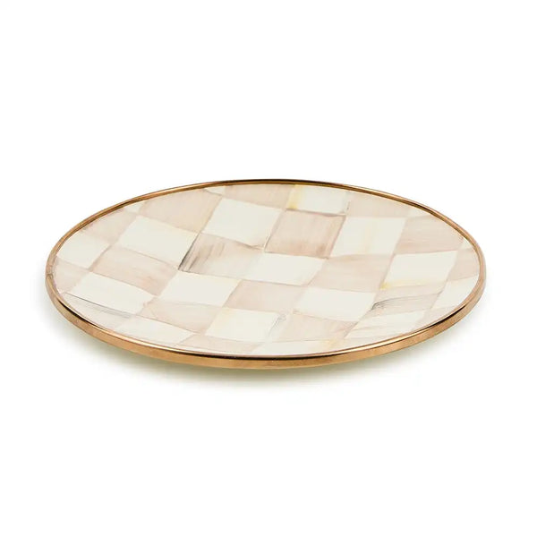 Sterling Check Saucer