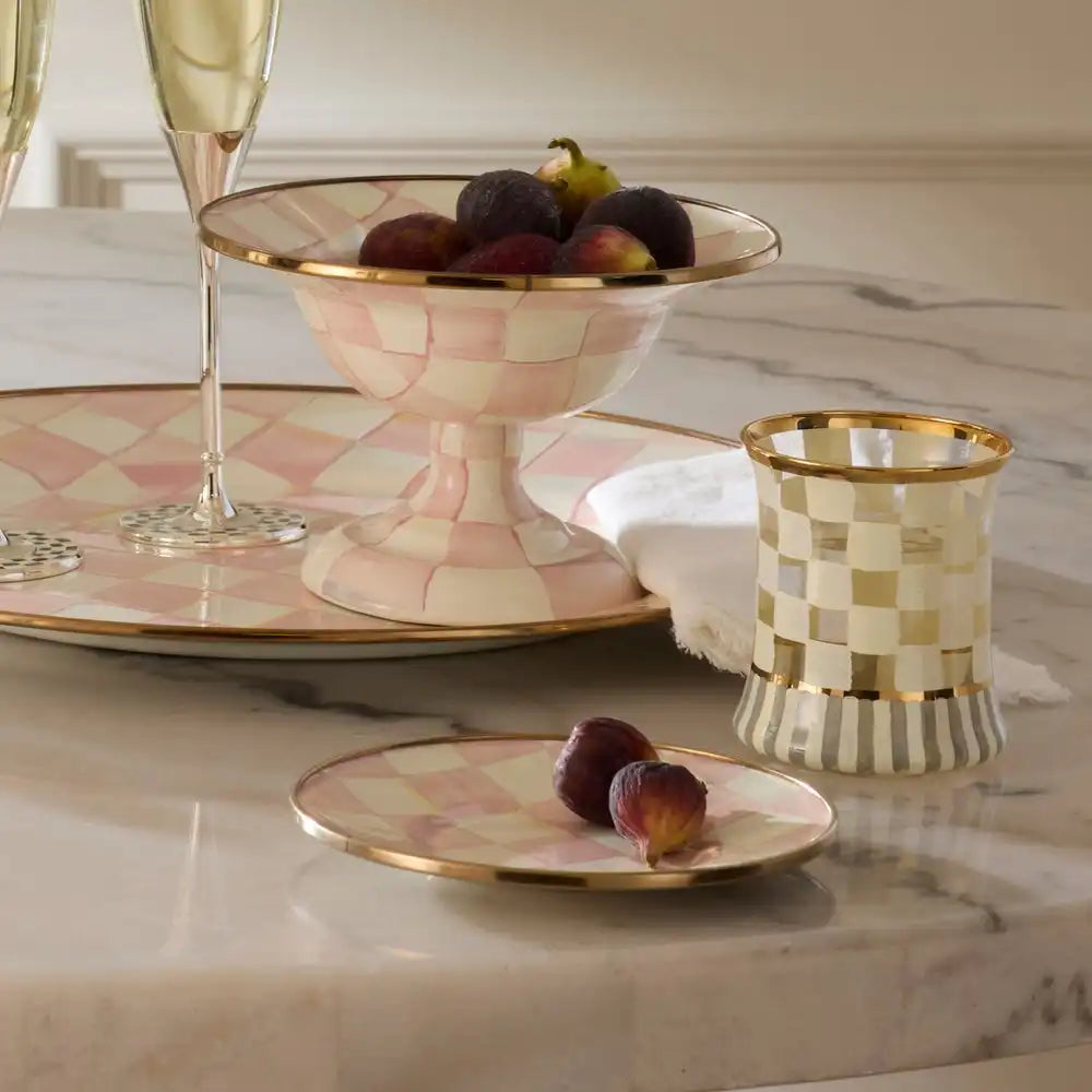 Sterling Check Saucer