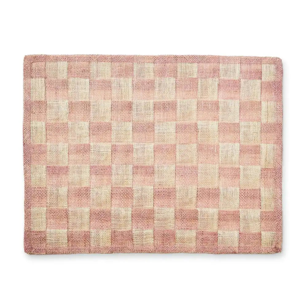 Pink Sinamay Placemats, Set of 4 Main image