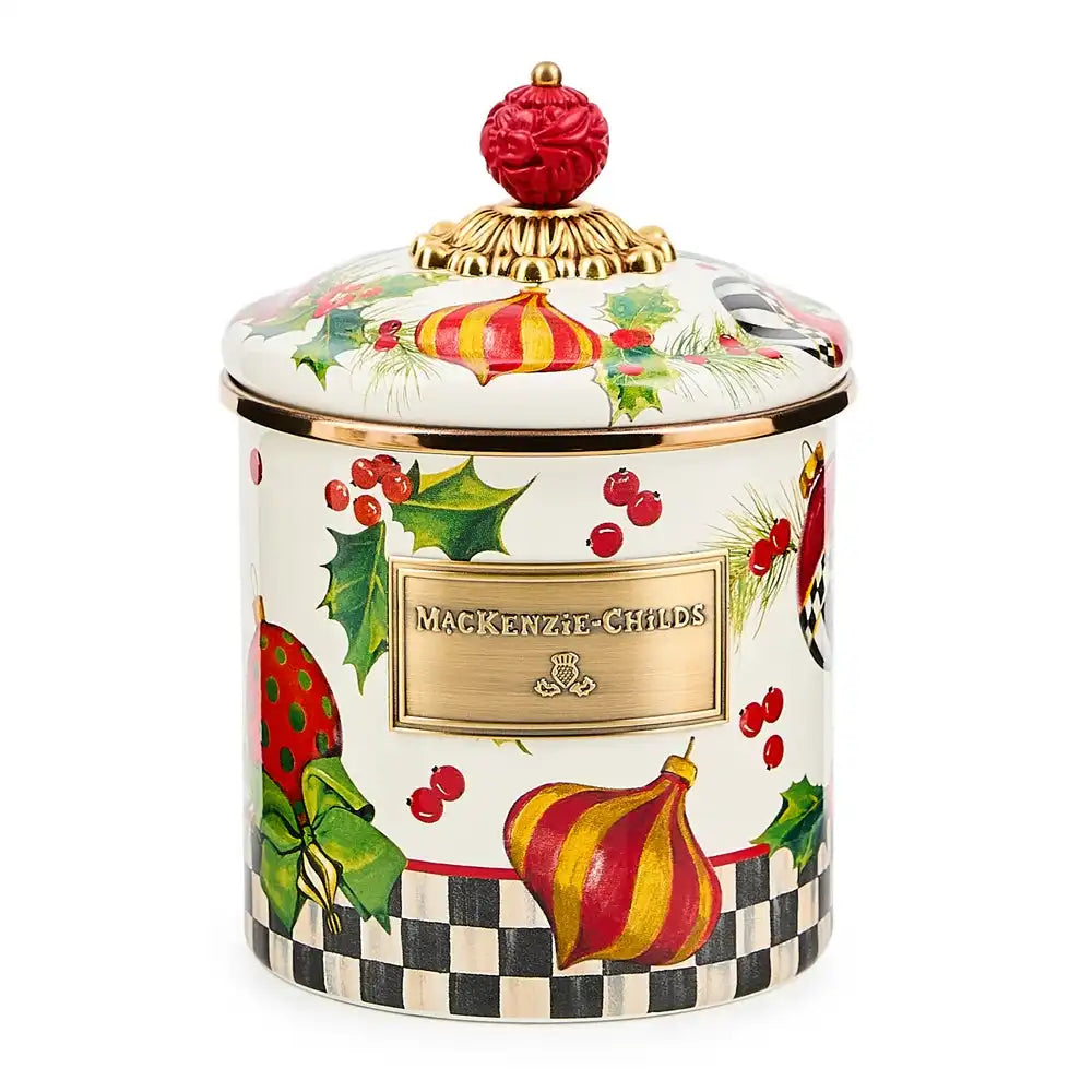 Deck the Halls Medium Canister