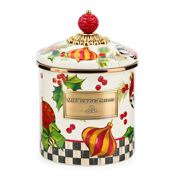 Deck the Halls Medium Canister