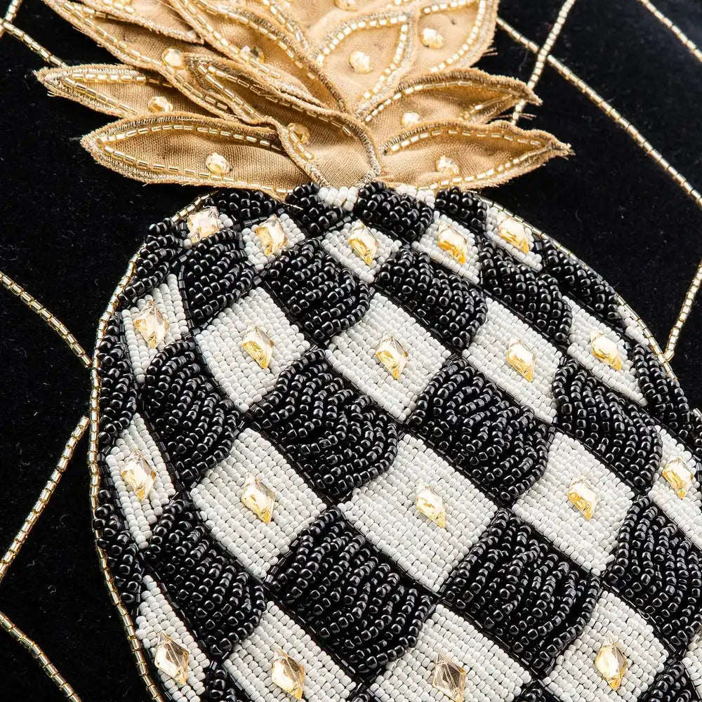Pineapple Ivory Lumbar Pillow