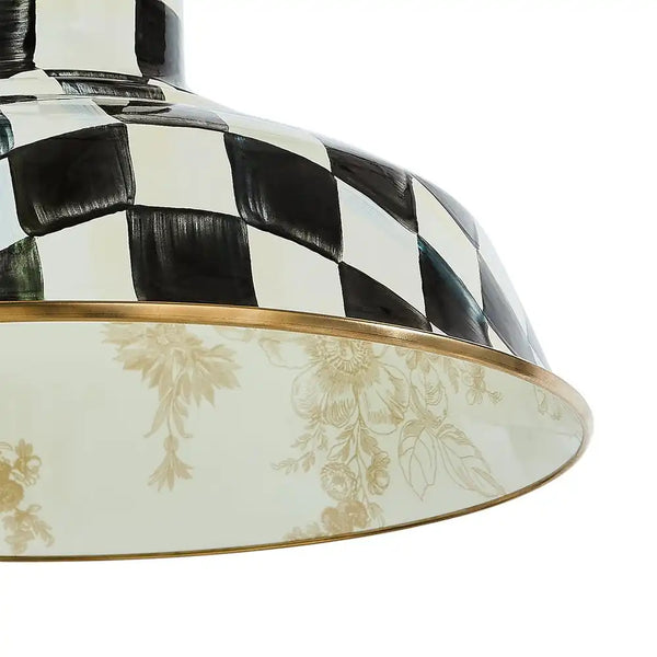 Courtly Check 12" Barn Pendant Lamp