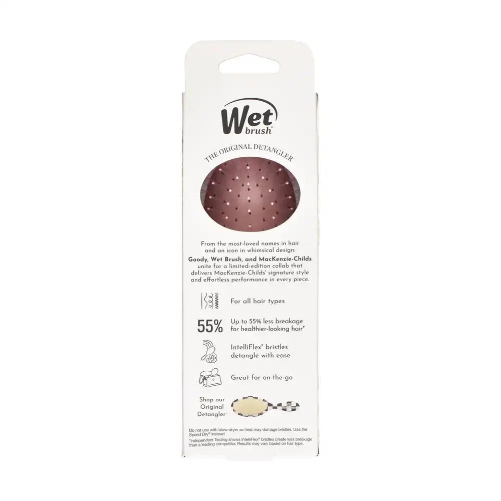 Wet Brush Courtly Check Mini Detangler Brush