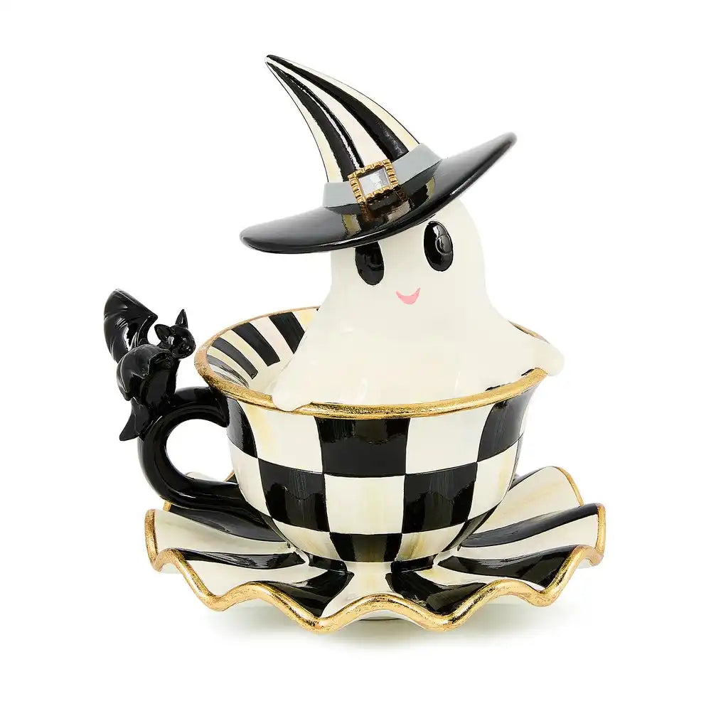 Courtly Check Teacup Ghost Decor Main image