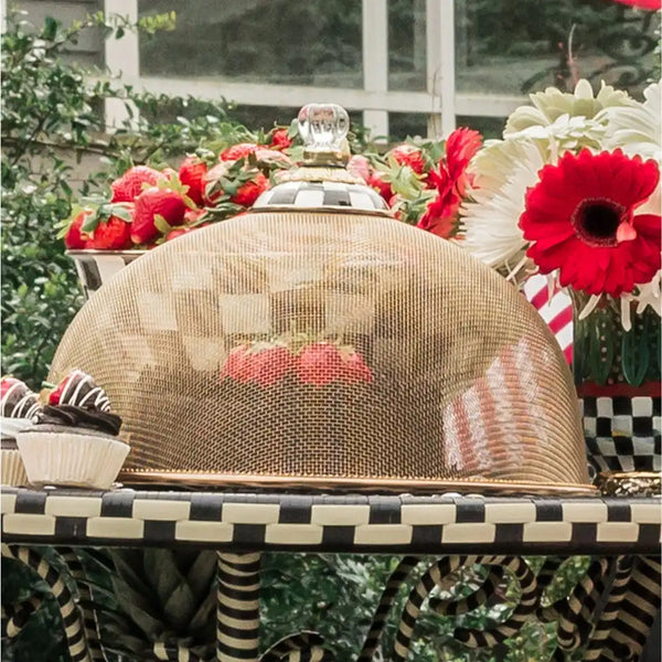 Rosy Check Large Mesh Dome