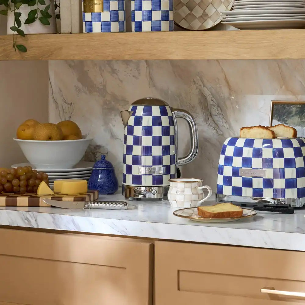 Emerald Check Electric Kettle
