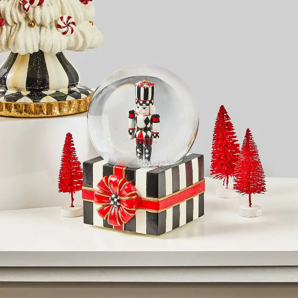 Nutcracker Gift Snow Globe