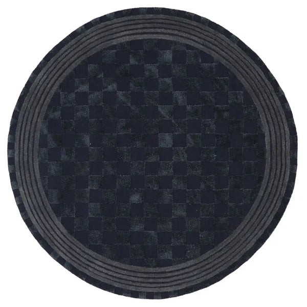 Light Grey Tonal Check 3' x 5' Rug