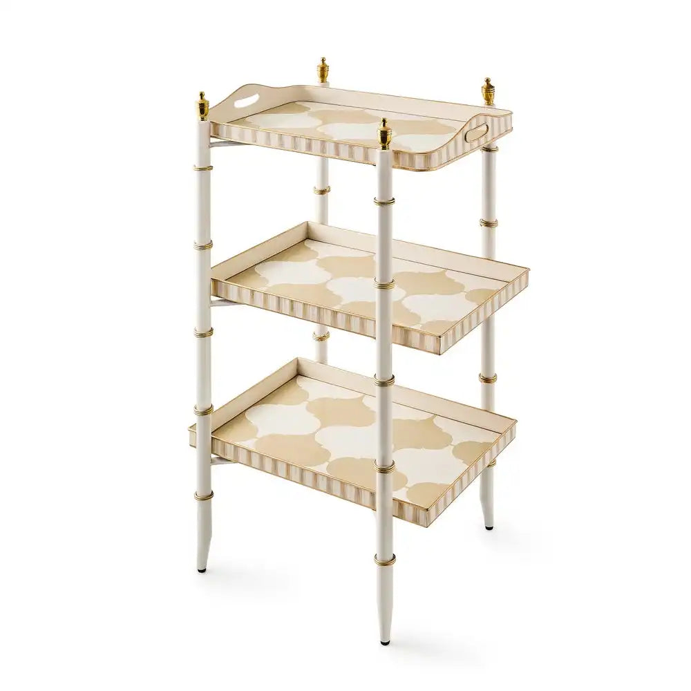 Mocha 3-Tier Tray Table Main image