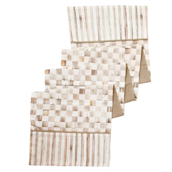 Courtly Check & Stripe Table Runner