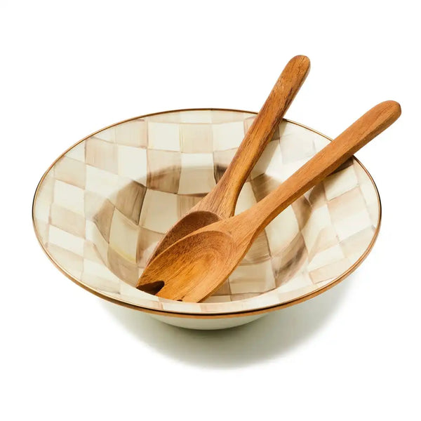 Courtly Check Salad Serving Set