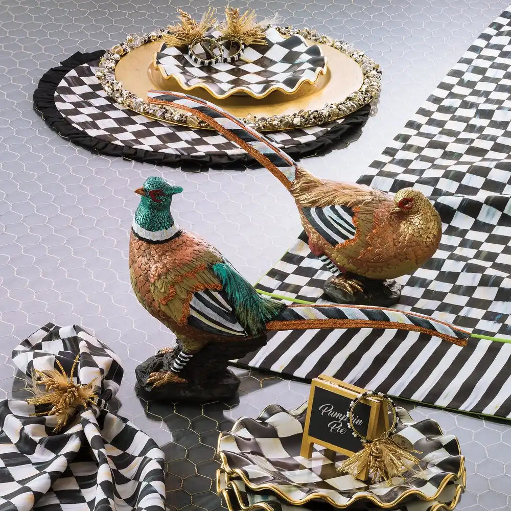 Courtly Check & Stripe Table Runner