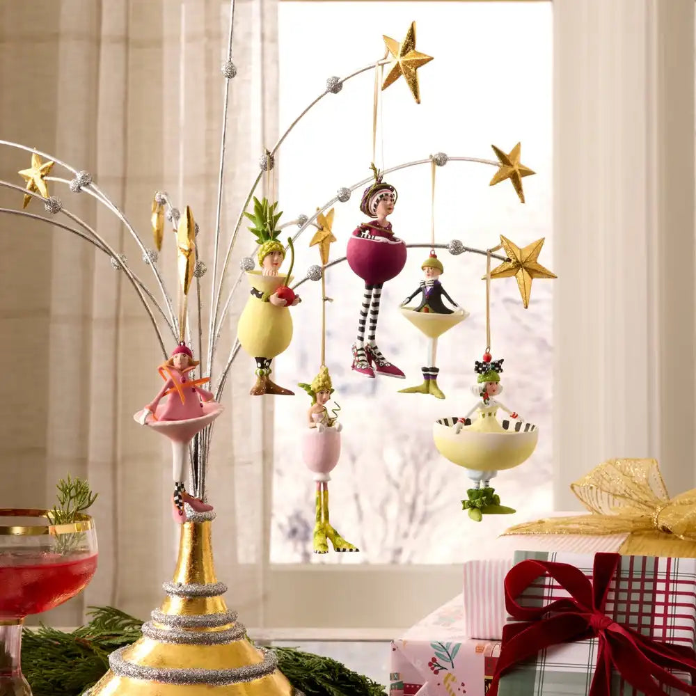 Patience Brewster Mini Cocktail Ornaments, Set of 6 Secondary image