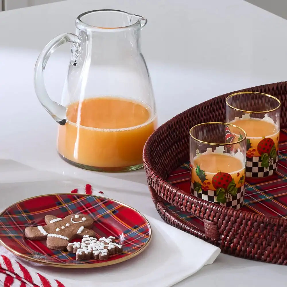 Deck the Halls Wine Glass