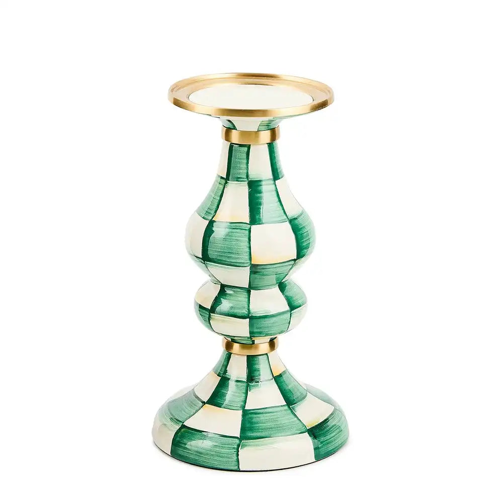 Rosy Check Medium Pillar Candlestick