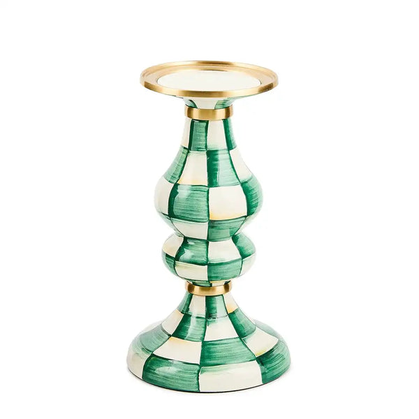 Rosy Check Medium Pillar Candlestick