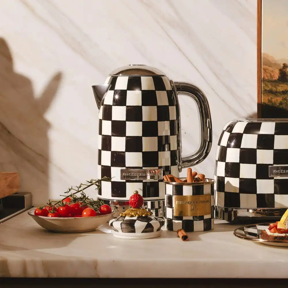 Emerald Check Electric Kettle
