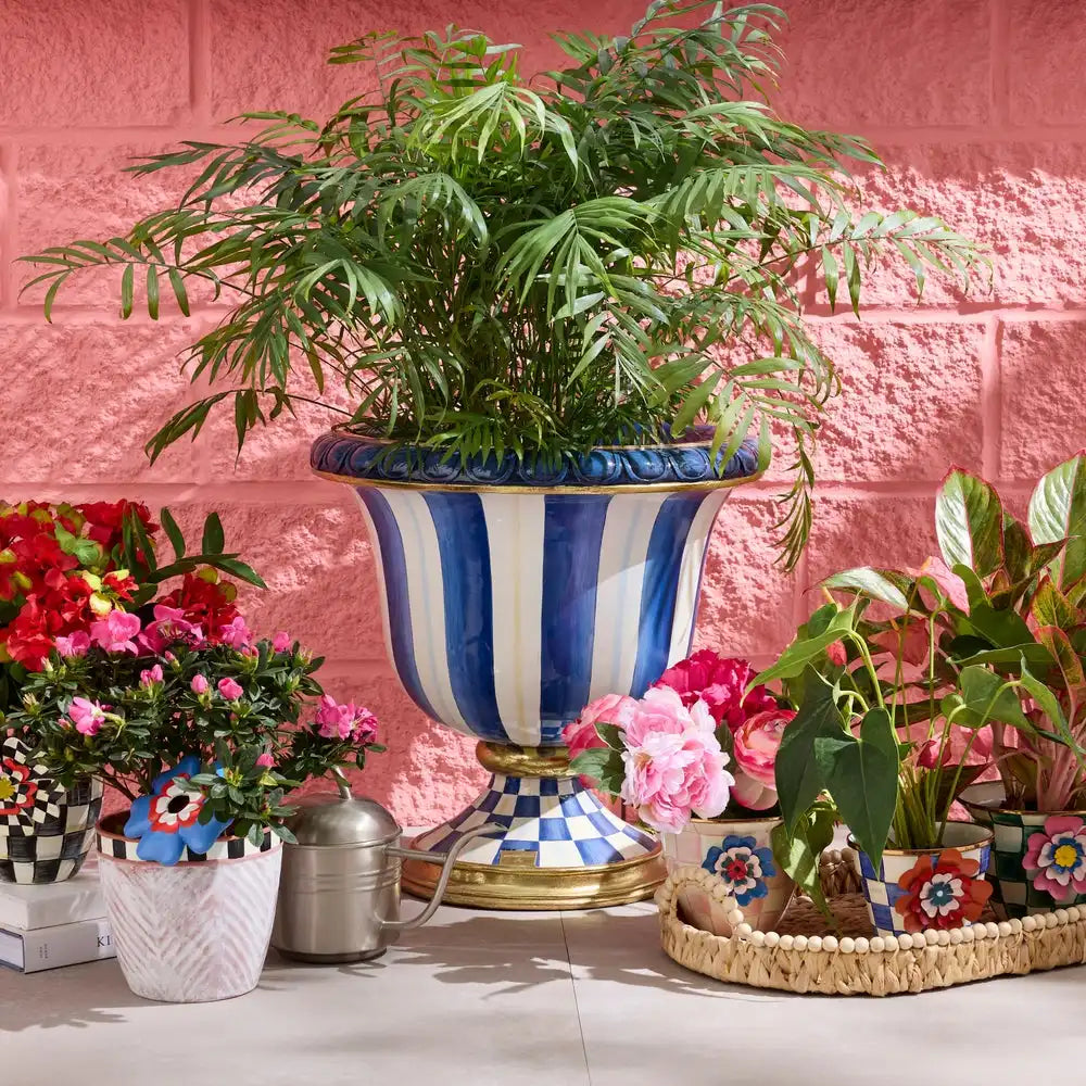 Courtly Stripe Urn