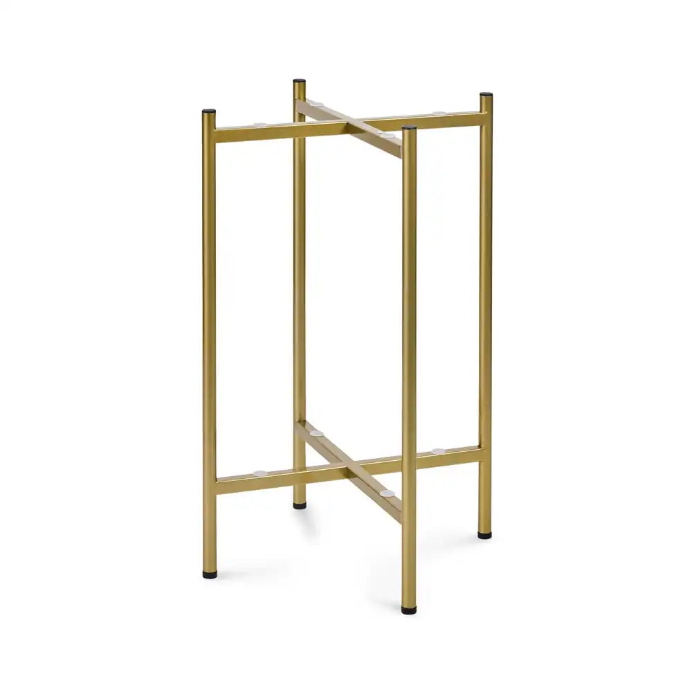Courtly Check Enamel 2-Tier Cocktail Table