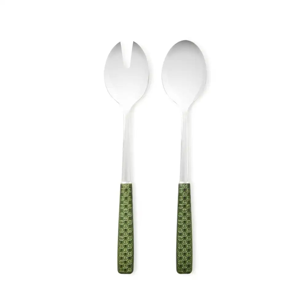 Everyday Black Salad Serving Set