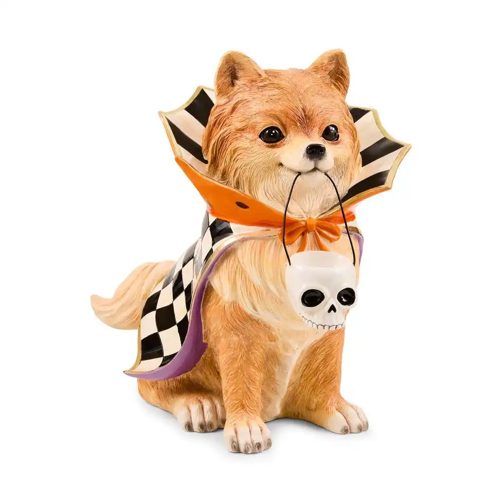 Trick or Treat Pomeranian Dog Figurine Main image