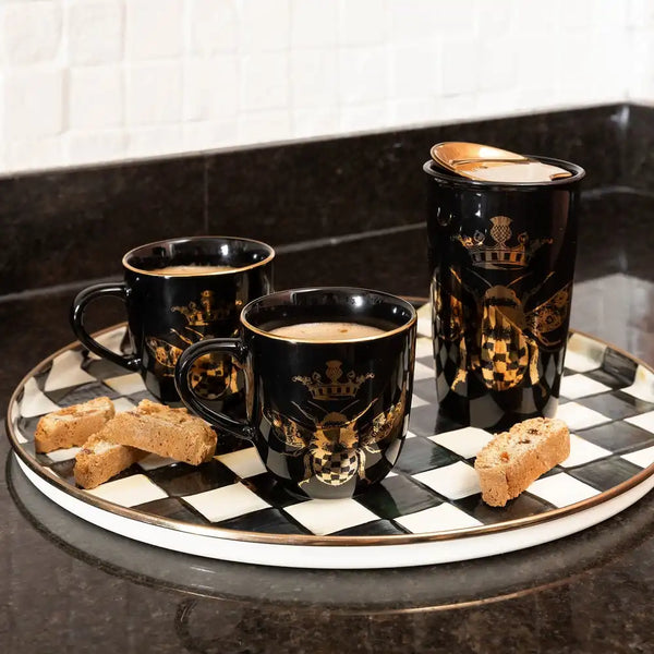 Sophisticheck Round Tray