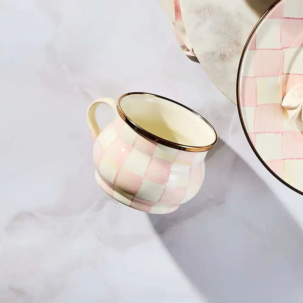 Sterling Check Saucer