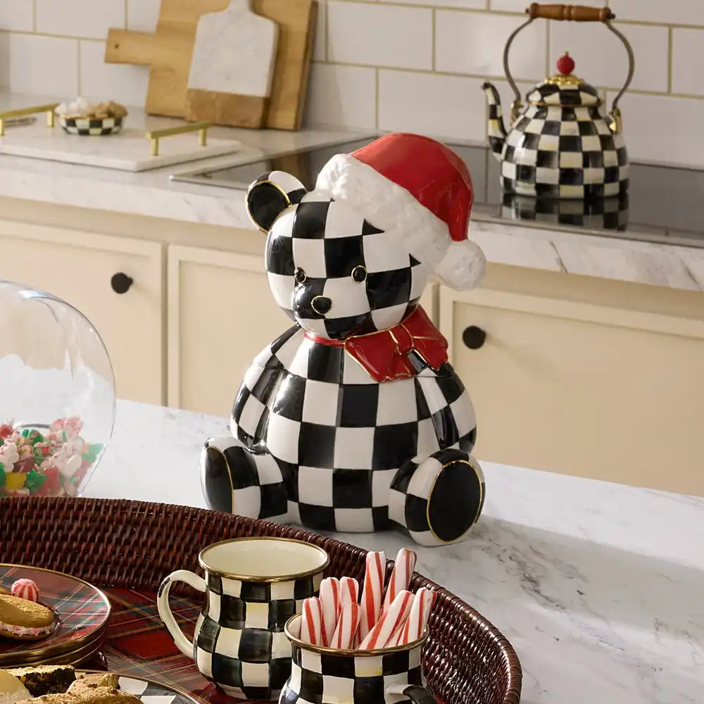 Courtly Santa Bear Cookie Jar Secondary image