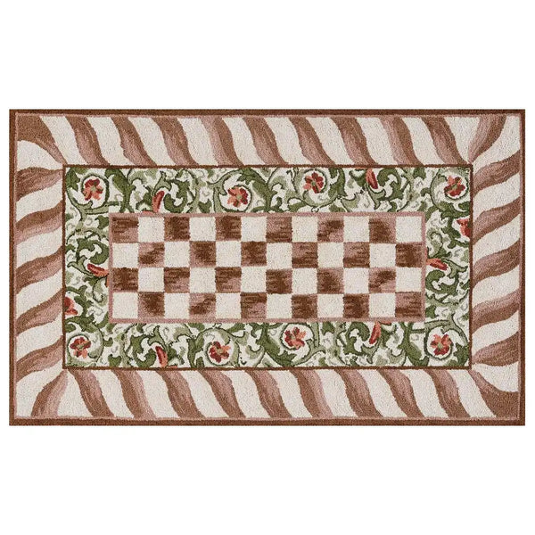 Mocha Check 8' x 10' Rug