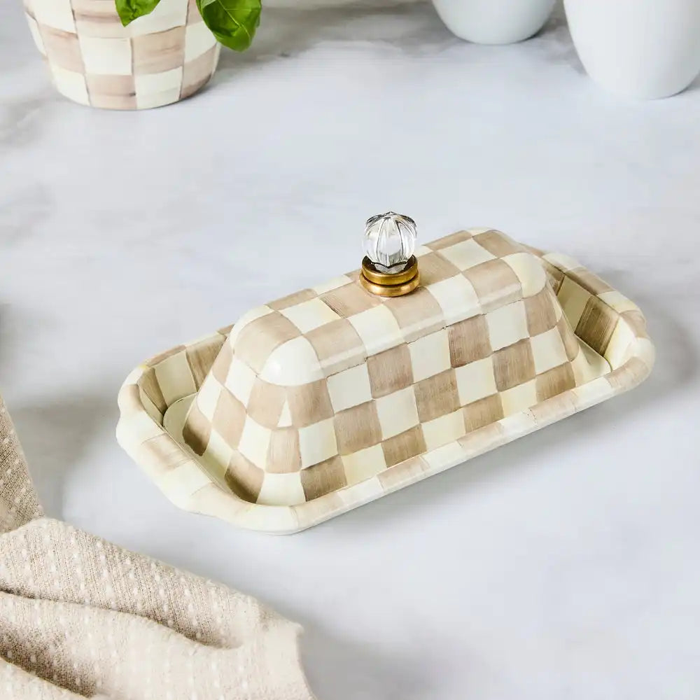 Courtly Check Butter Box