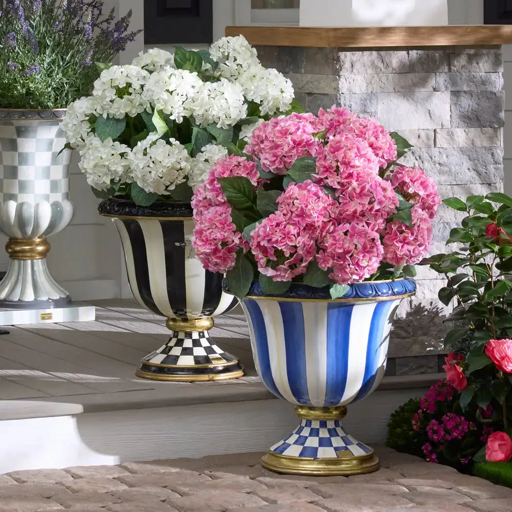 Courtly Stripe Urn