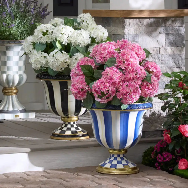 Courtly Stripe Urn