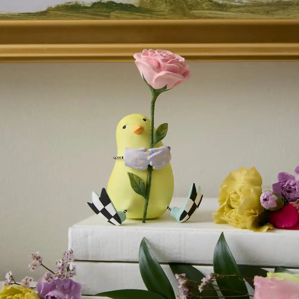 Patience Brewster Chick with Flower
