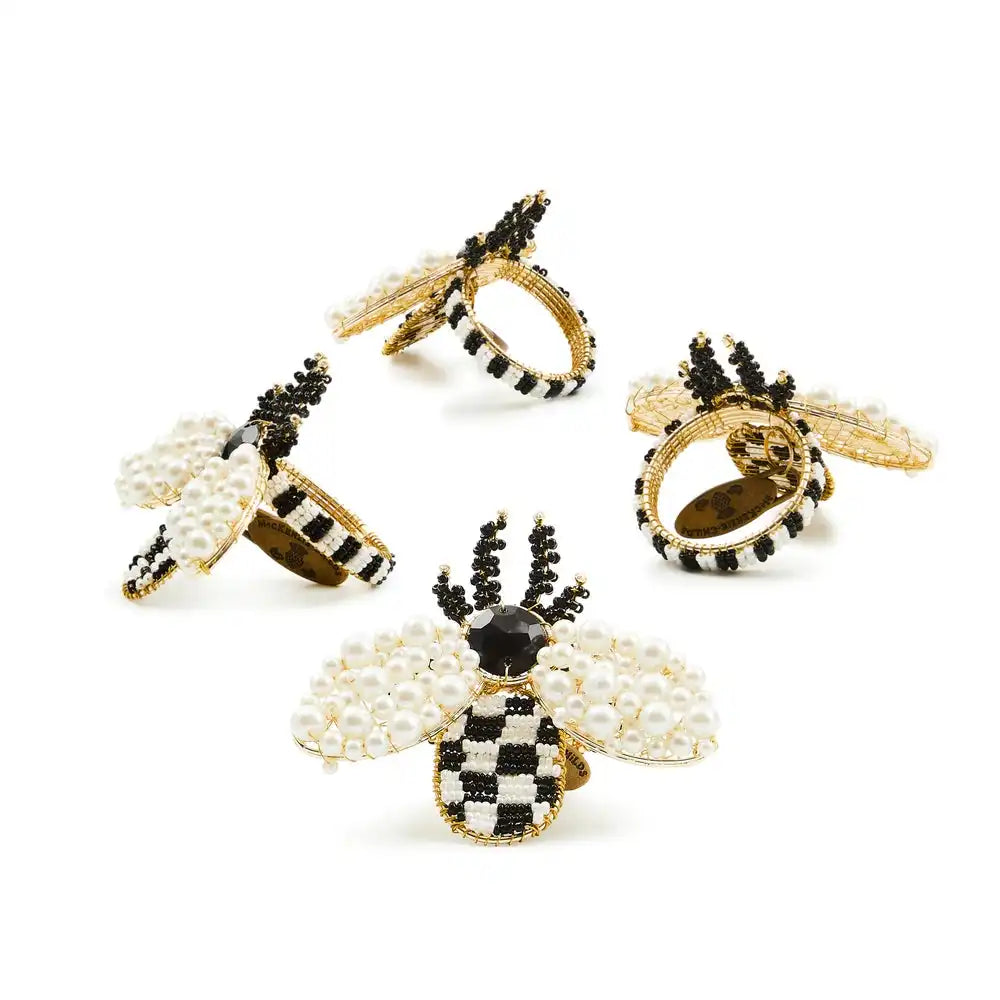 Bee Napkin Rings, Set of 4 Main image