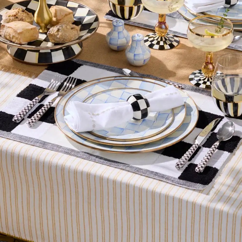 Courtly Check Bistro Flatware 5 Piece Place Setting