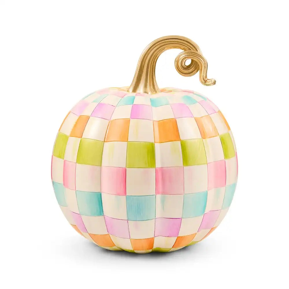 Multi Check Medium Pumpkin Main image