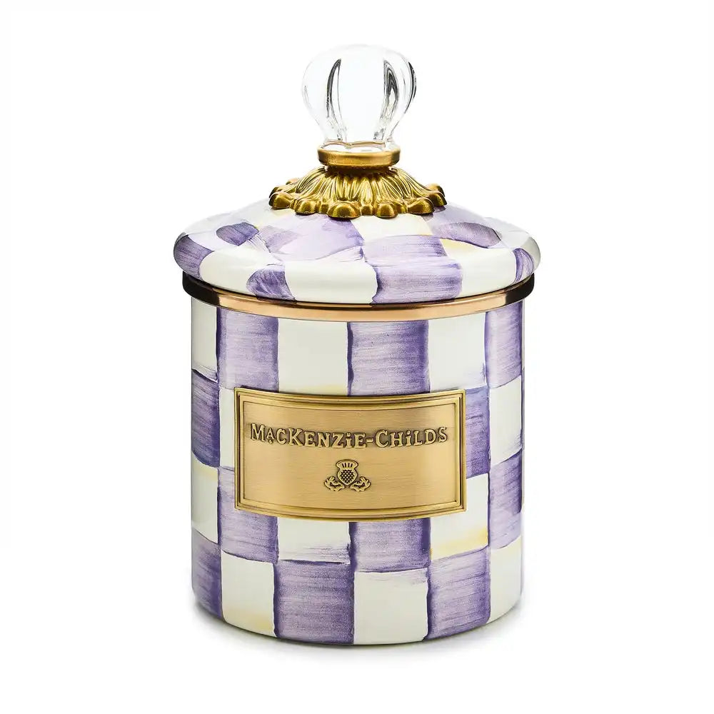 Violet Check Large Canister
