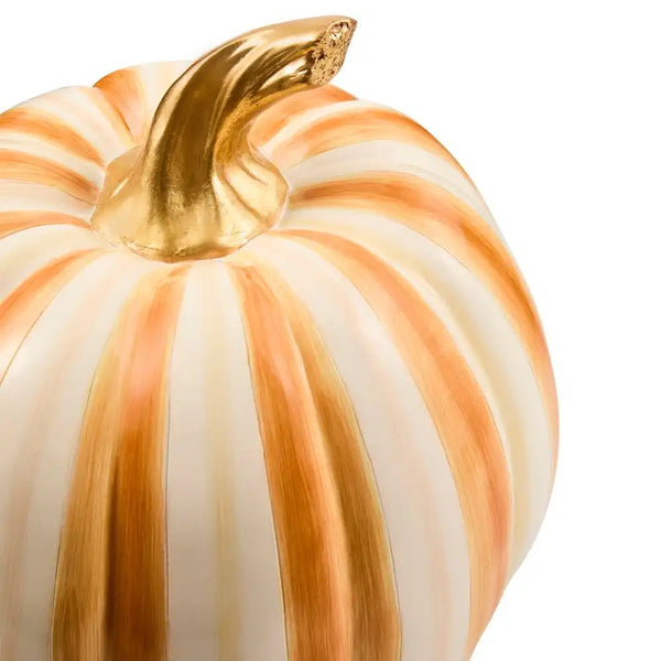 Mocha Stripe Medium Pumpkin
