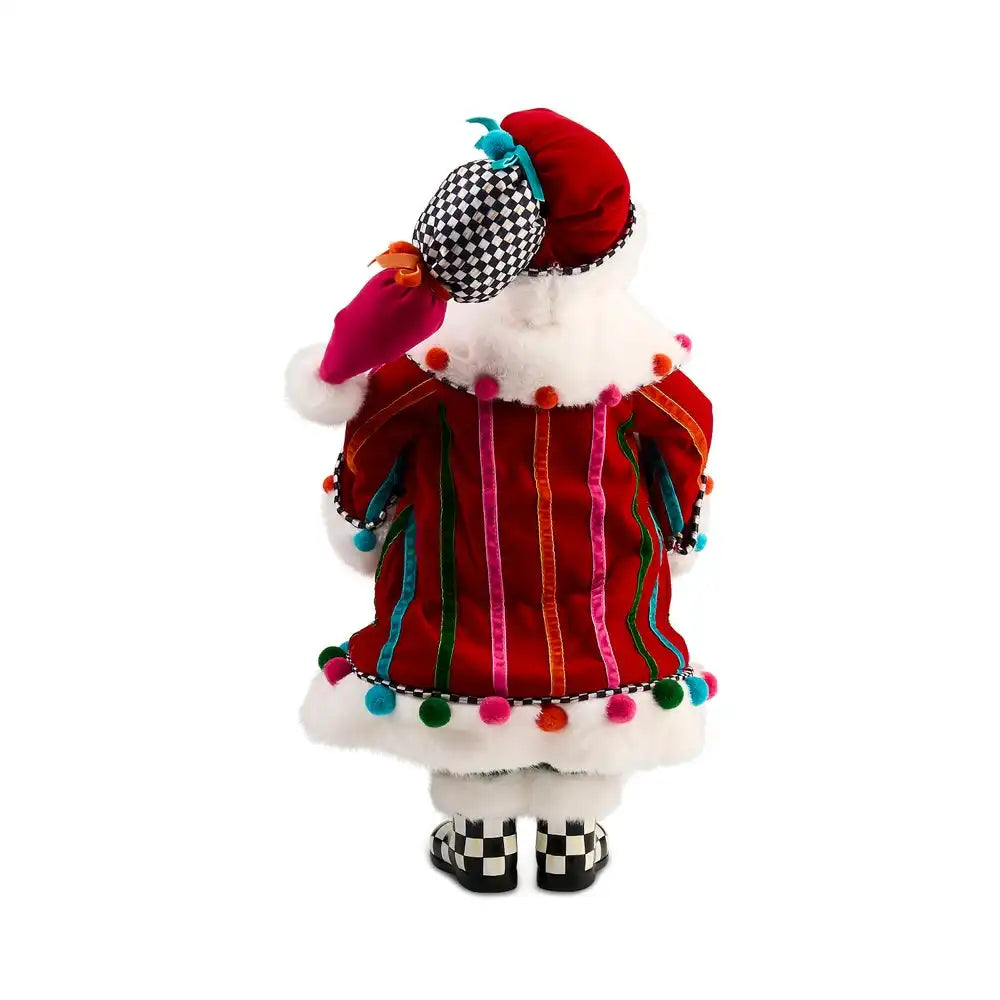 Confetti Christmas Fabric Santa